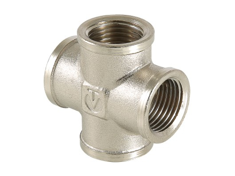 Крестовина 1/2"вввв Valtec, никель