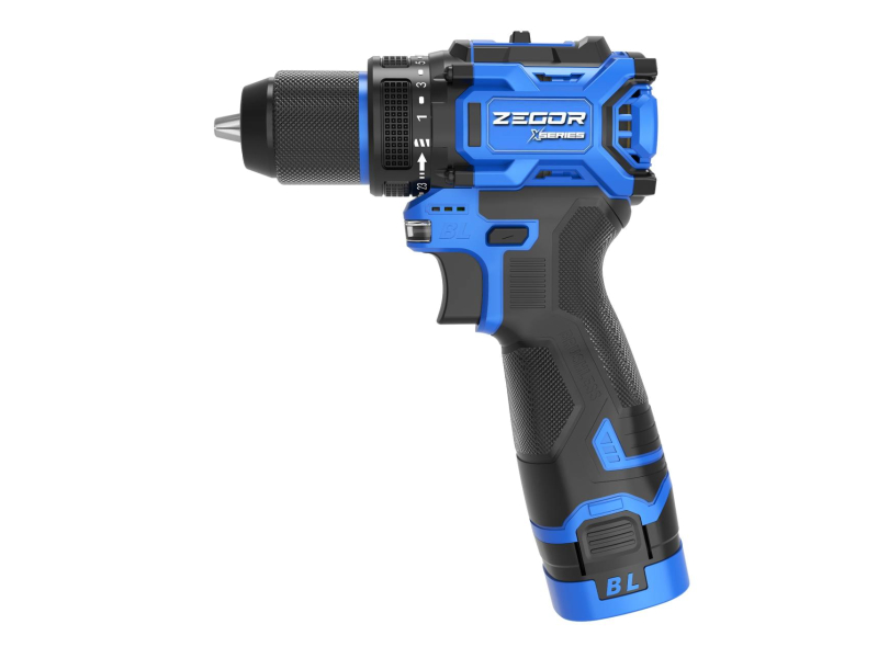 Шуруповерт Zegor безщітковий 16V (CDAX-16BL) 2ак.+