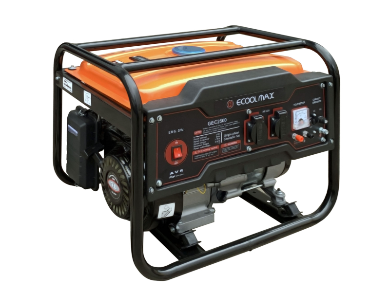 Генератор ECOOLMAX 1.7/2.0 кВт 220В 50 Гц GEC2500 