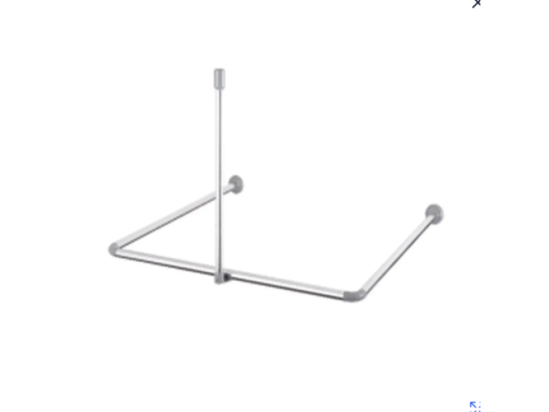 Карниз алюм. Mixxus CRA-S-60 підтрим прямий 60 см