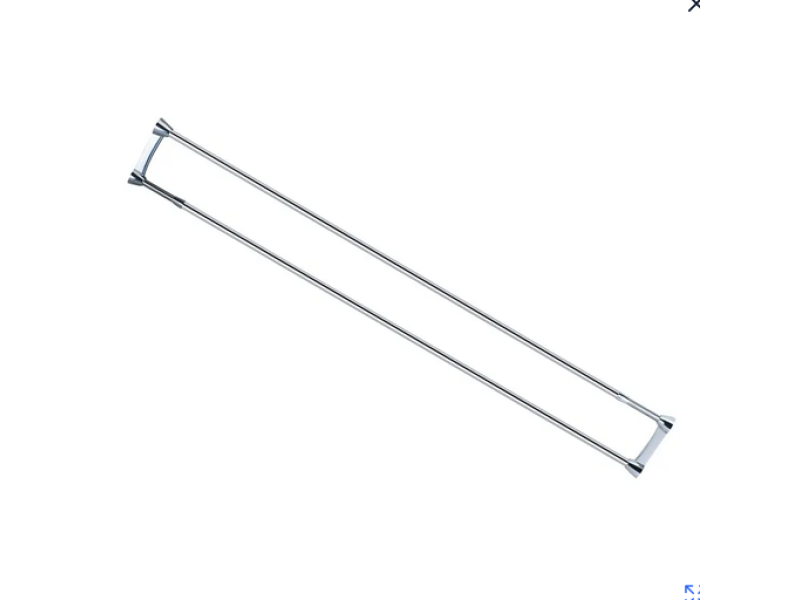 Карниз нерж. Zerix CRS-D-75*125 з тримачем для рушн