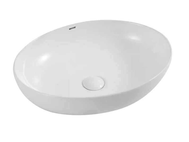 Умивальник Mixxus Premium Ellipse-0102 накладний 515*400*130 