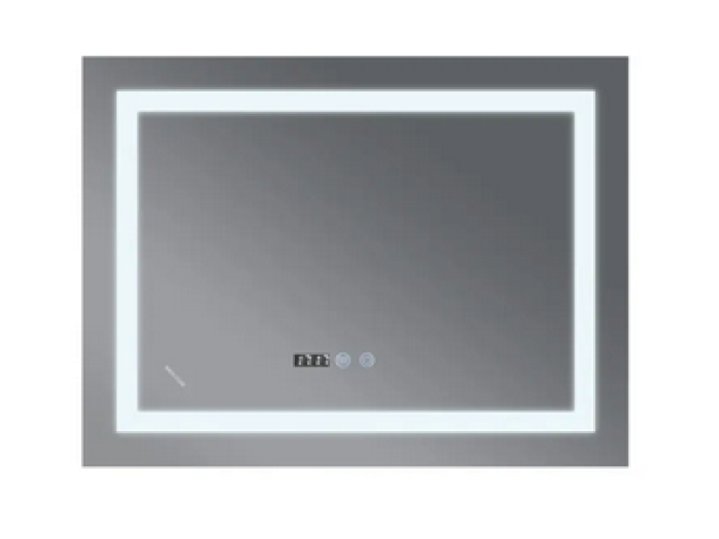 Дзеркало Mixxus WARM MR02-80*60 CASE (регулятор, LED-підсвітка, антизапотівання) +