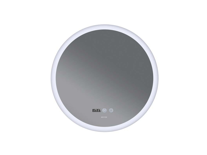 Дзеркало Mixxus PLAIN MC10-80 (годинник, LED-підсвітка, антизапотівання) +