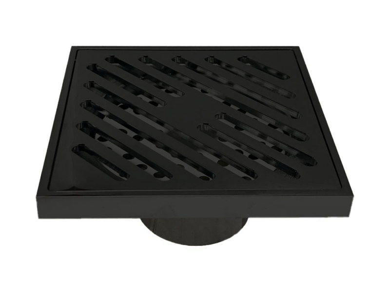 Трап Gappo латунь квадрат 10*10 G81050-6 чорний