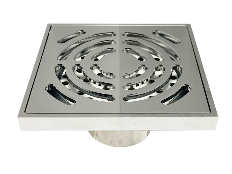 Трап Gappo латунь квадрат 10*10 G81052 хром