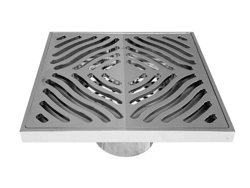 Трап Gappo латунь квадрат 15*15 G81550 хром