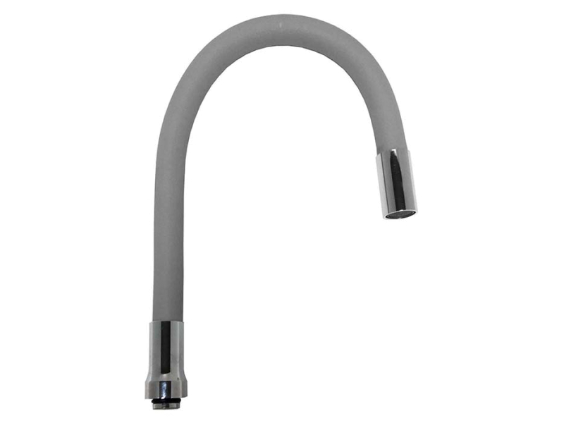 Гусак для умив Frap F7267 силікон 32см сірий