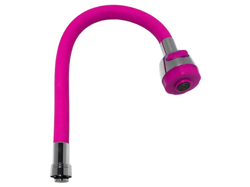 Гусак для кухні Wezer WKC-058ROSE RED силіконовий рожевий 