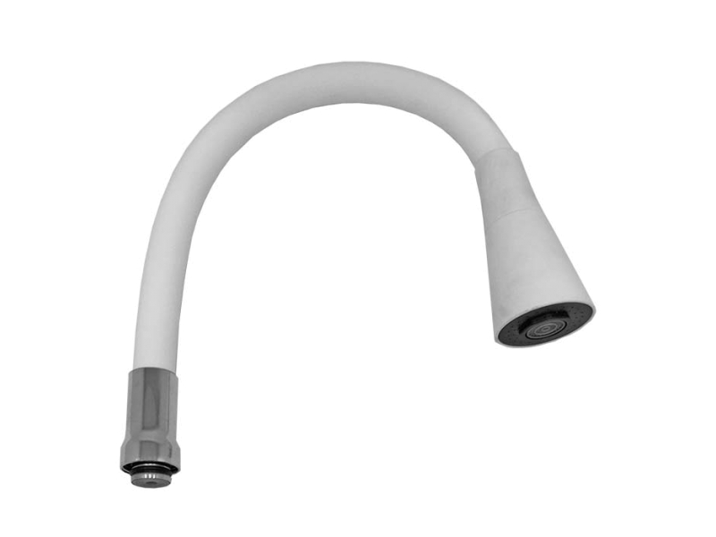 Гусак для кухні Zerix SPS-02 силіконовий White