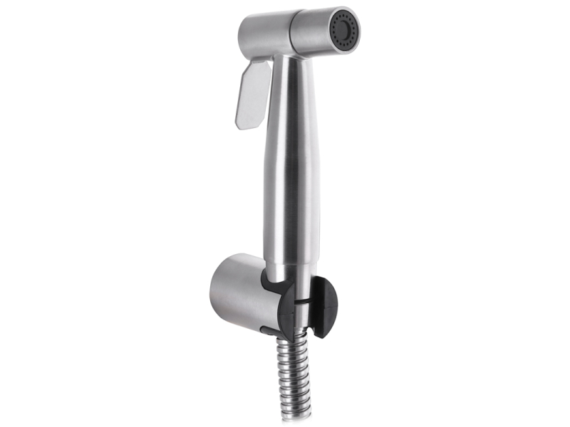 Комплект д/біде Zerix Bidet SET-006.SUS лійка + шланг + кронштейн з нерж+