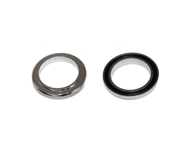 Гайка шайба під змішувач з гумкою пластик хром (49,5mm*34mm) (11794)