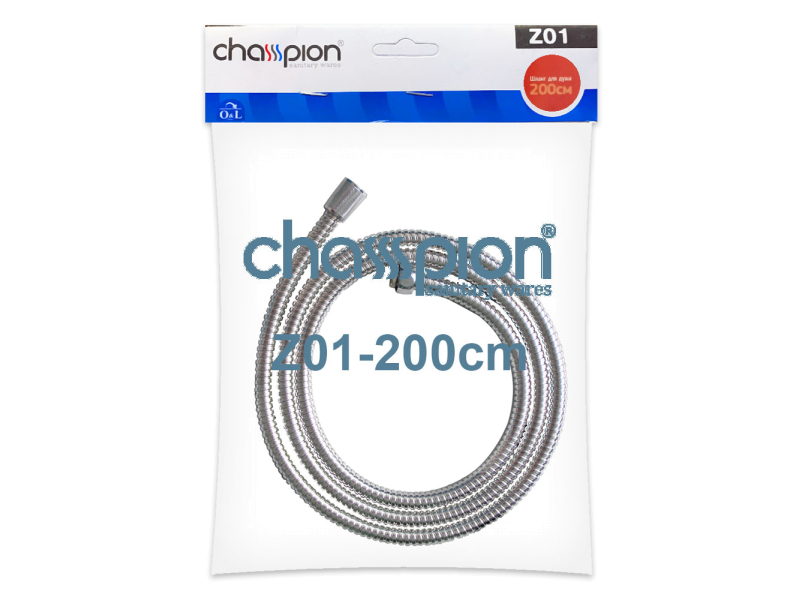 Шланг д/душа Champion Z-01 2.0м деш+