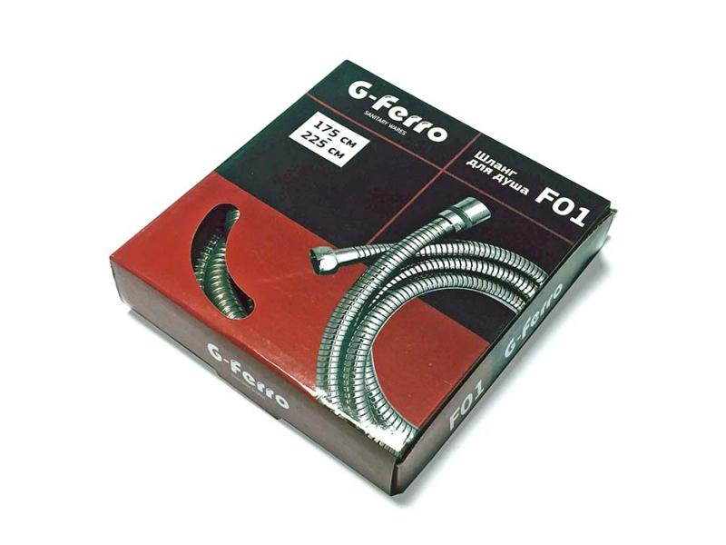 Шланг д/душа G-FERRO 1,75-2,25м стрейч (коробка)