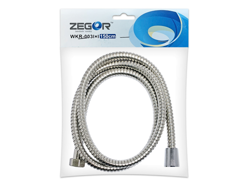 Шланг д/душа Zegor WKR-003 R*R 1,50м, деш метр*метр
