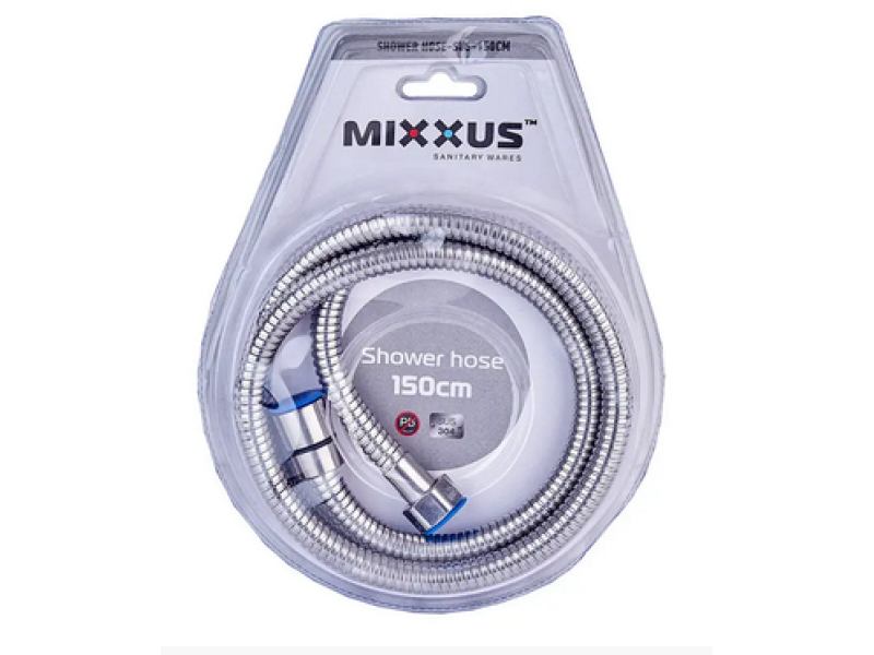 Шланг д/душа Mixxus SUS-150см з нерж+