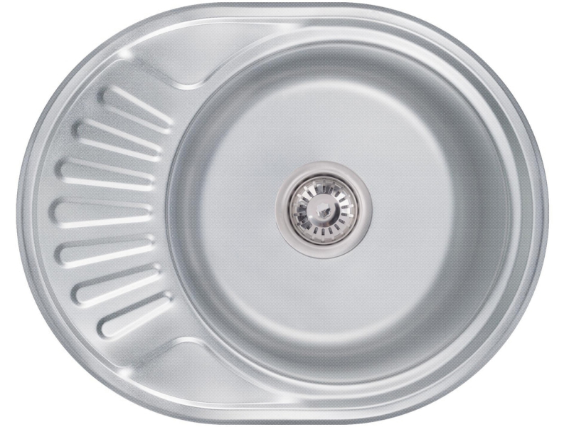Мийка Kroner KRP Decor-5745 0,8/180 (сифон, кріплення)