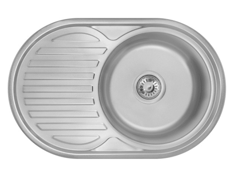 Мийка Wezer 7750 décor 0,6/160 (сифон + кріплення) +
