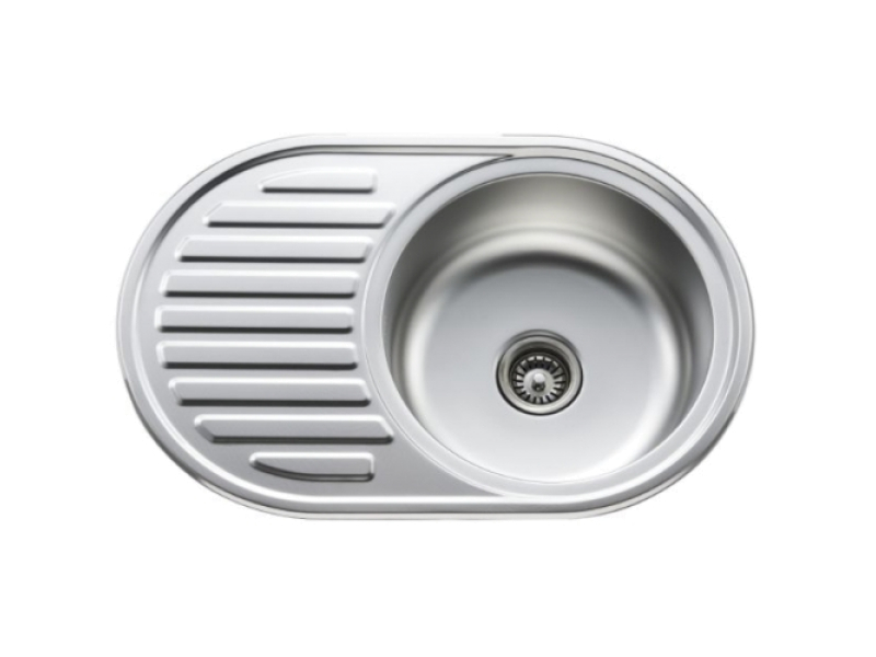 Мийка Zegor MD-7750R 0,8/180 décor овал (з сифоном)