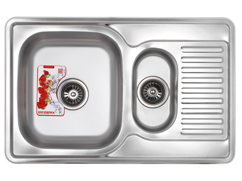 Мийка Zerix Z7850A-08-180MD Armonia micro decor+