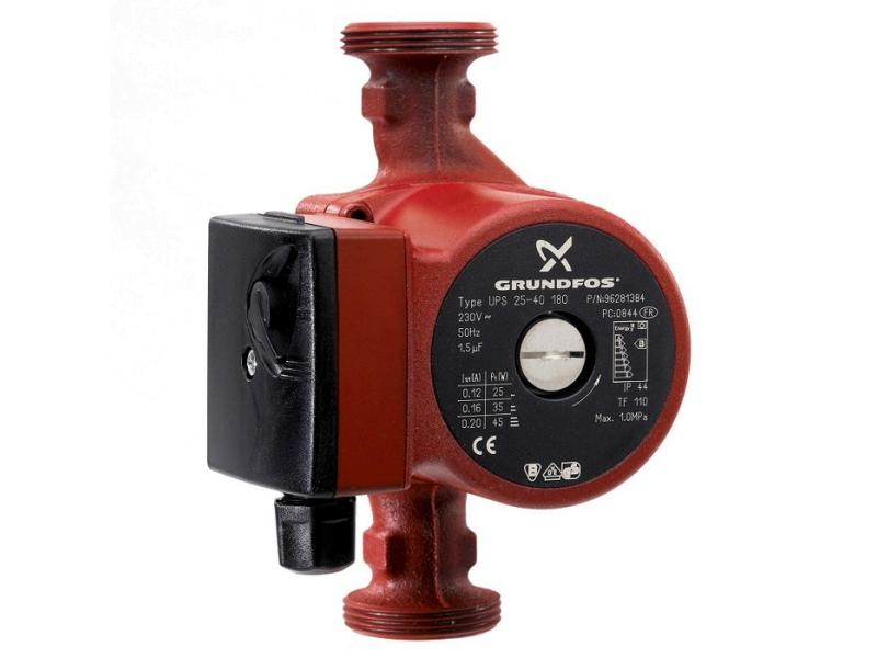 Насос циркуляц Grundfos UPS 25/4-130 (без гайок і кабеля)