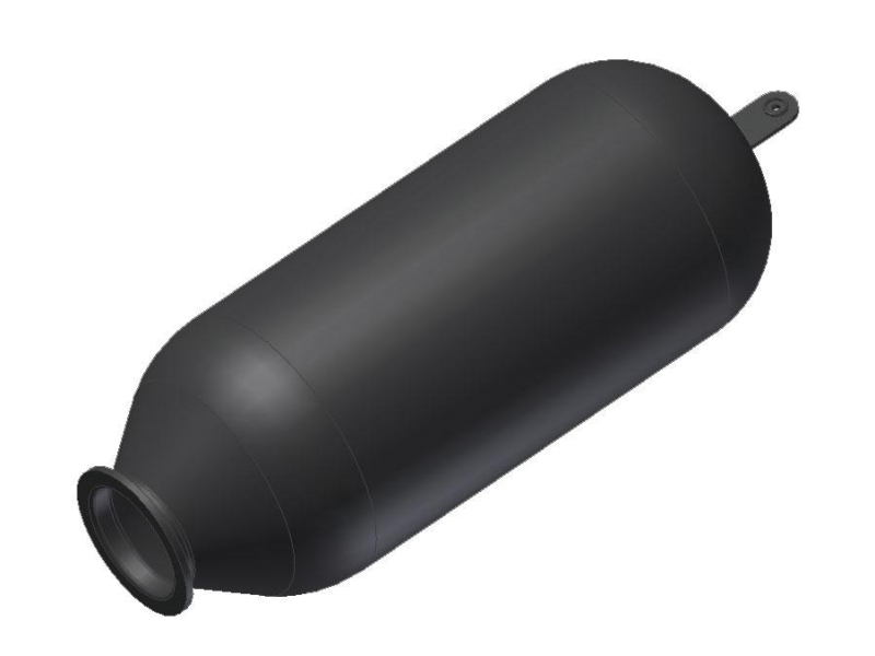 Мембрана Zegor 50л чорна з хвостиком MBR-50