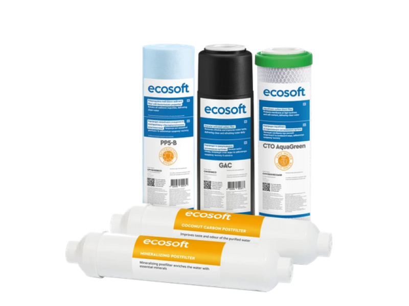 Комплект картриджів Ecosoft Absolute 6міс (для осмосу) CHV5ECOABS