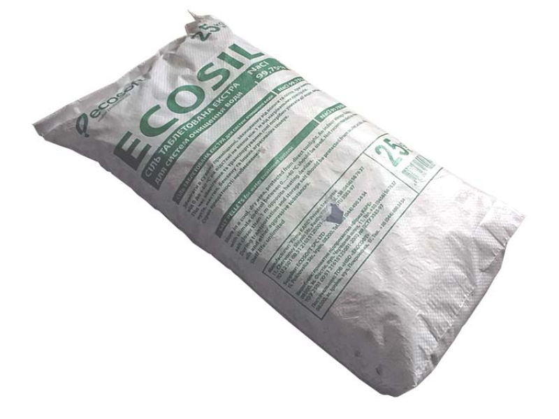 Сіль таблетована 25 кг Ecosil