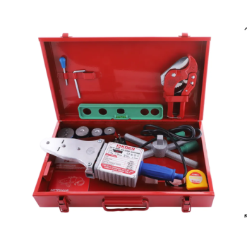 Паяльник Koer KW.SET-03 1500Wt, 4 насадки, ножиц, рулетка, загл, рівень