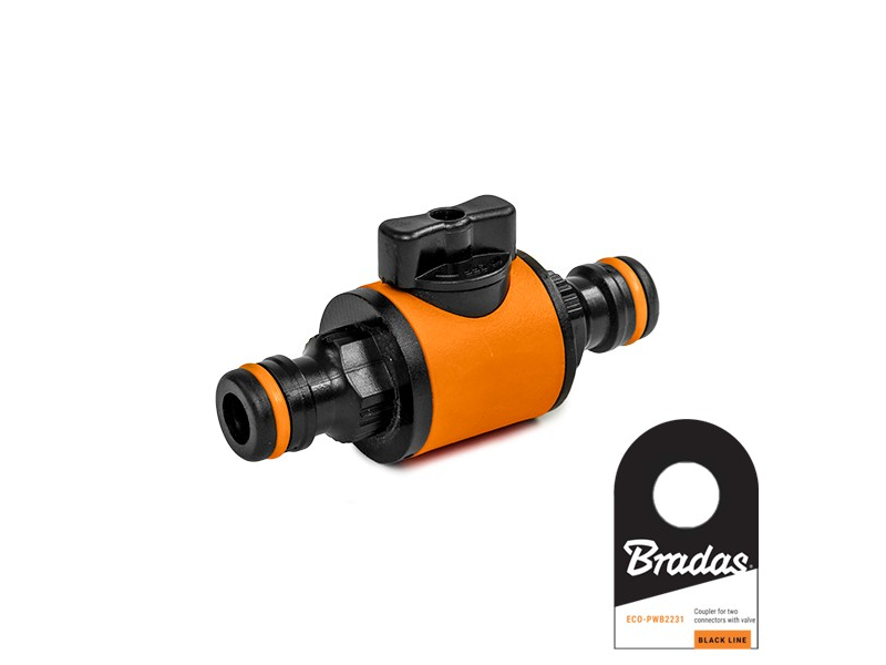 Ніпель Bradas з краном (ECO-PWB2231)+