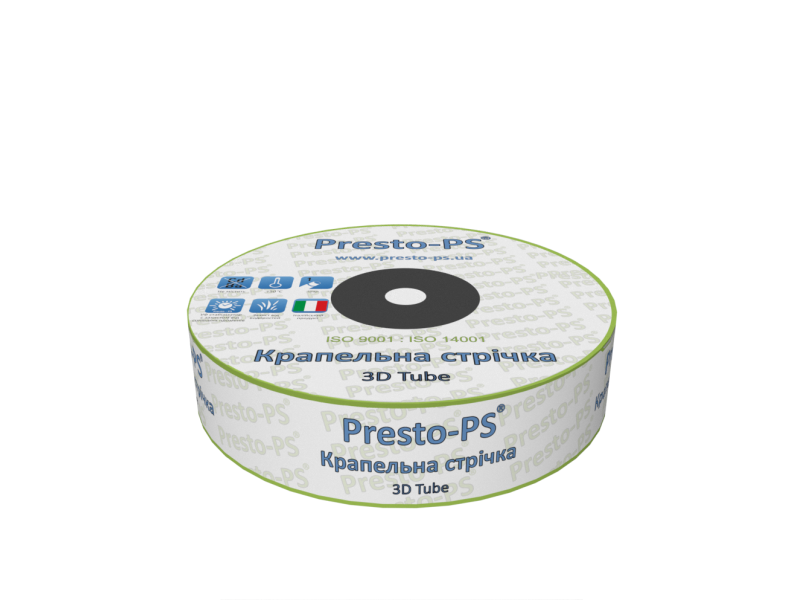 Стрічка крапельна Presto 3D-Tube (15см) 0,18 1,38л/г (500м)