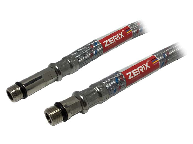 Шланг-голка 1,2м Zerix (нерж-силікон ) (1пара)