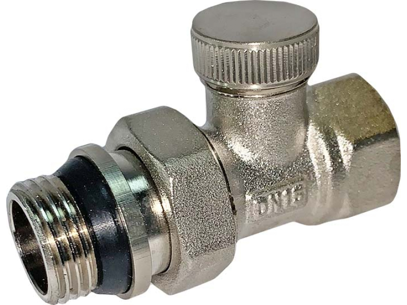 Кран радіаторний прямий нижній 1/2'' Zegor QS-3452 +