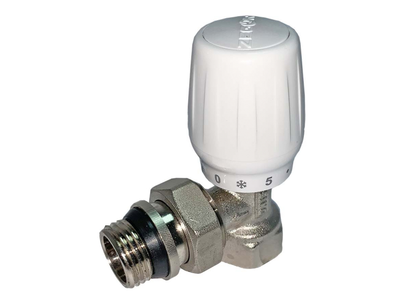 Кран радіаторний кутовий верхній 1/2'' Zegor QS-3461 +