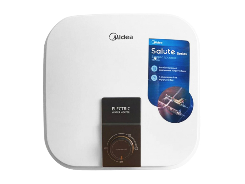 Бойлер Midea D10-20VI(O) 2000W (10 літрів над мийкою) +