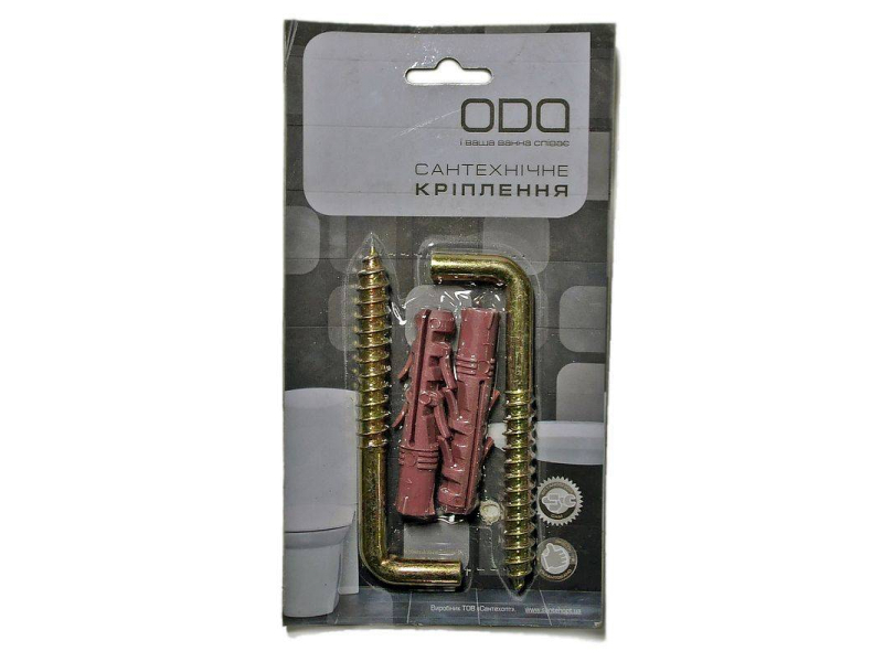 Крепление бойлера к стене ODA (8*80) Костыль плоский КР-401