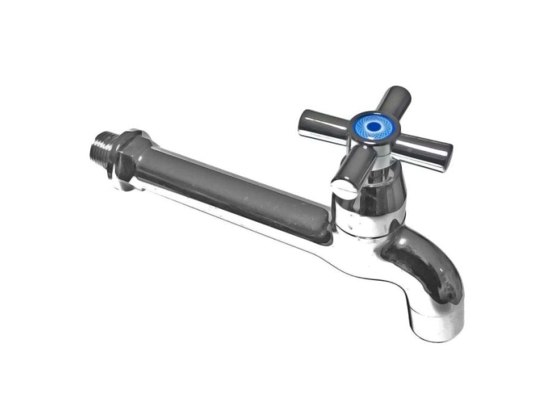 Кран водорозбірний 20см WF-P1301 хрест хром